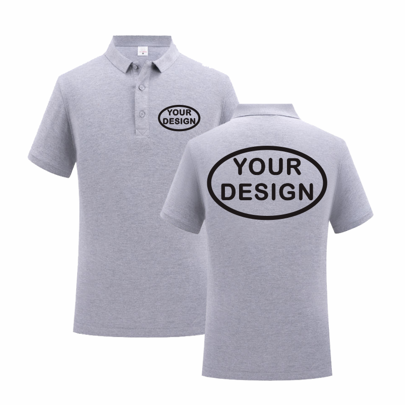 Home Office Logo - Verão puro algodão polo camisa logotipo