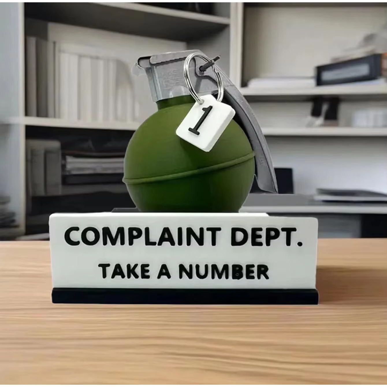 Home Office Logo - Decoração divertida para mesa de escritório