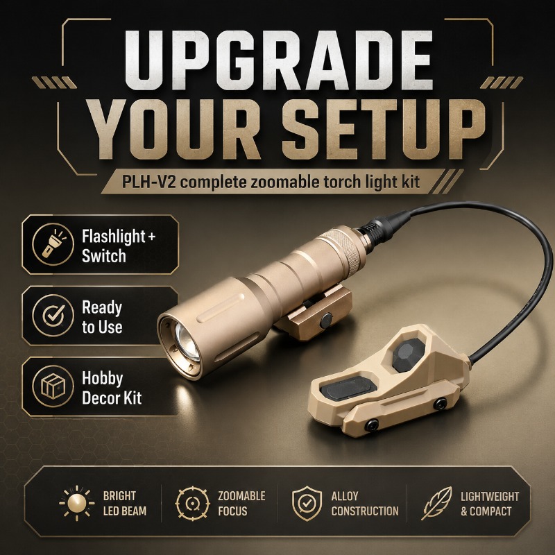 Zoom Lighting Kit - Lanterna robusta PLH‑V2 com montagem em