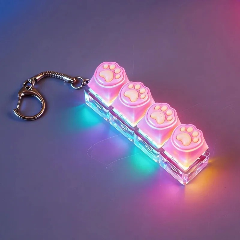 Home Office Keyboard - Chaveiro de Teclado Iluminado com LED