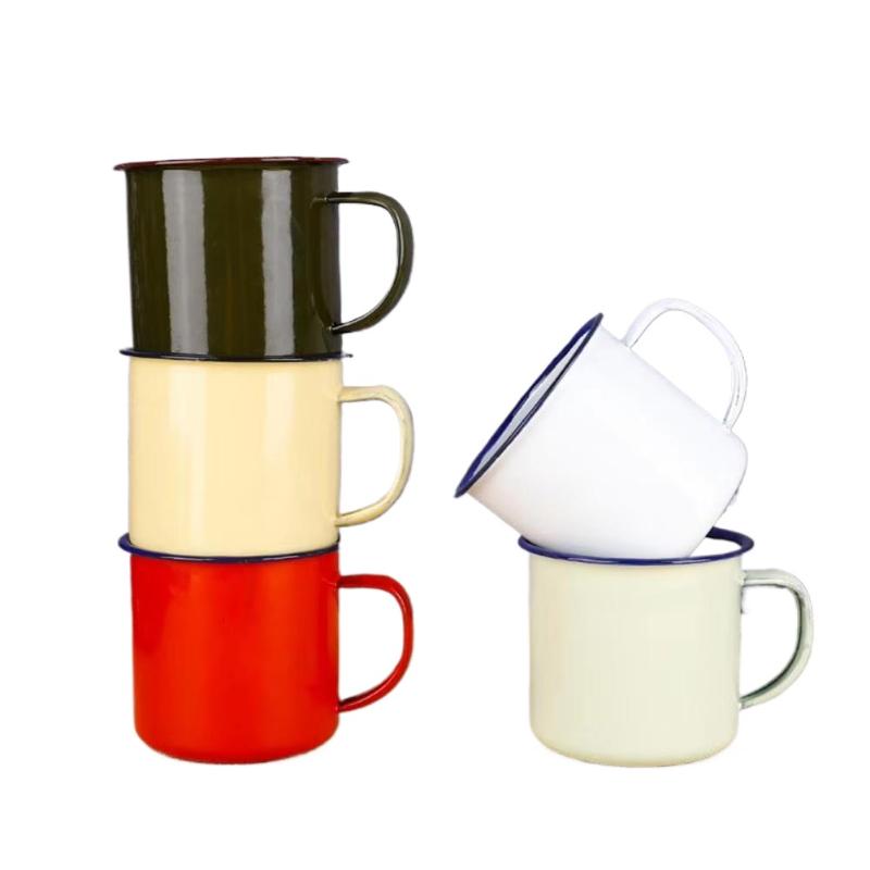 Home Office Logo - 【M】Canecas de Esmalte para Beber, Várias