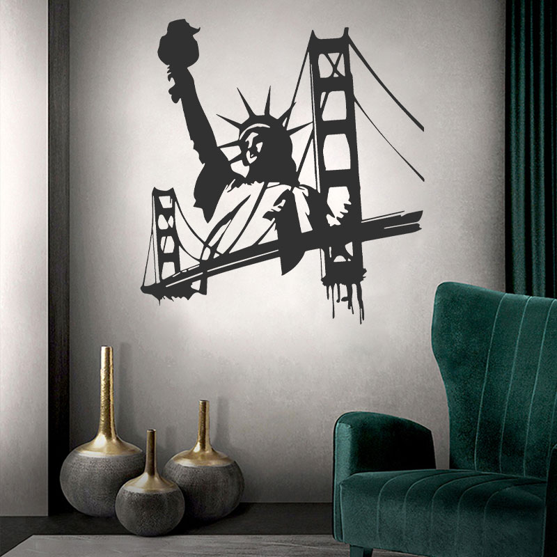 Home Office York - Nova york cidade famoso sinal liberdade