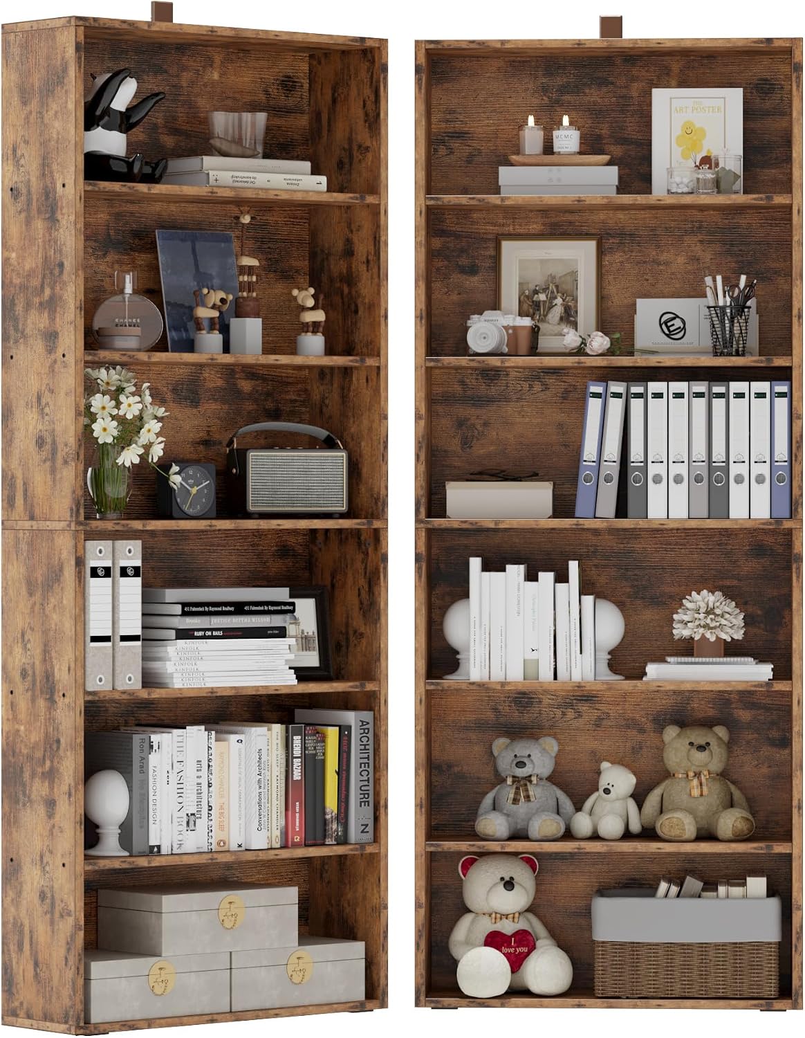 Conjunto de 2 Estantes Altas,  - Home Office Industrial Style avaliação e preço