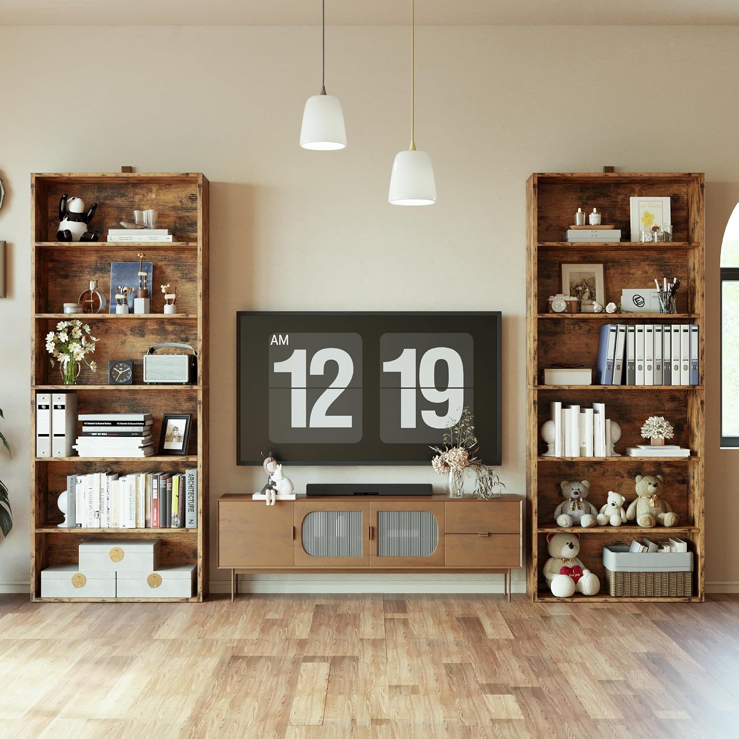Conjunto de 2 Estantes Altas,  - Home Office Industrial Style avaliação e preço