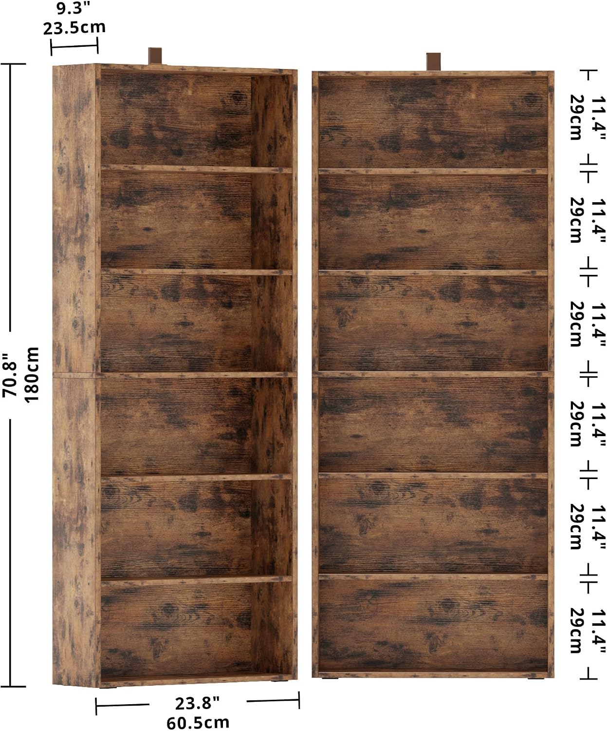 Conjunto de 2 Estantes Altas,  - Home Office Industrial Style avaliação e preço