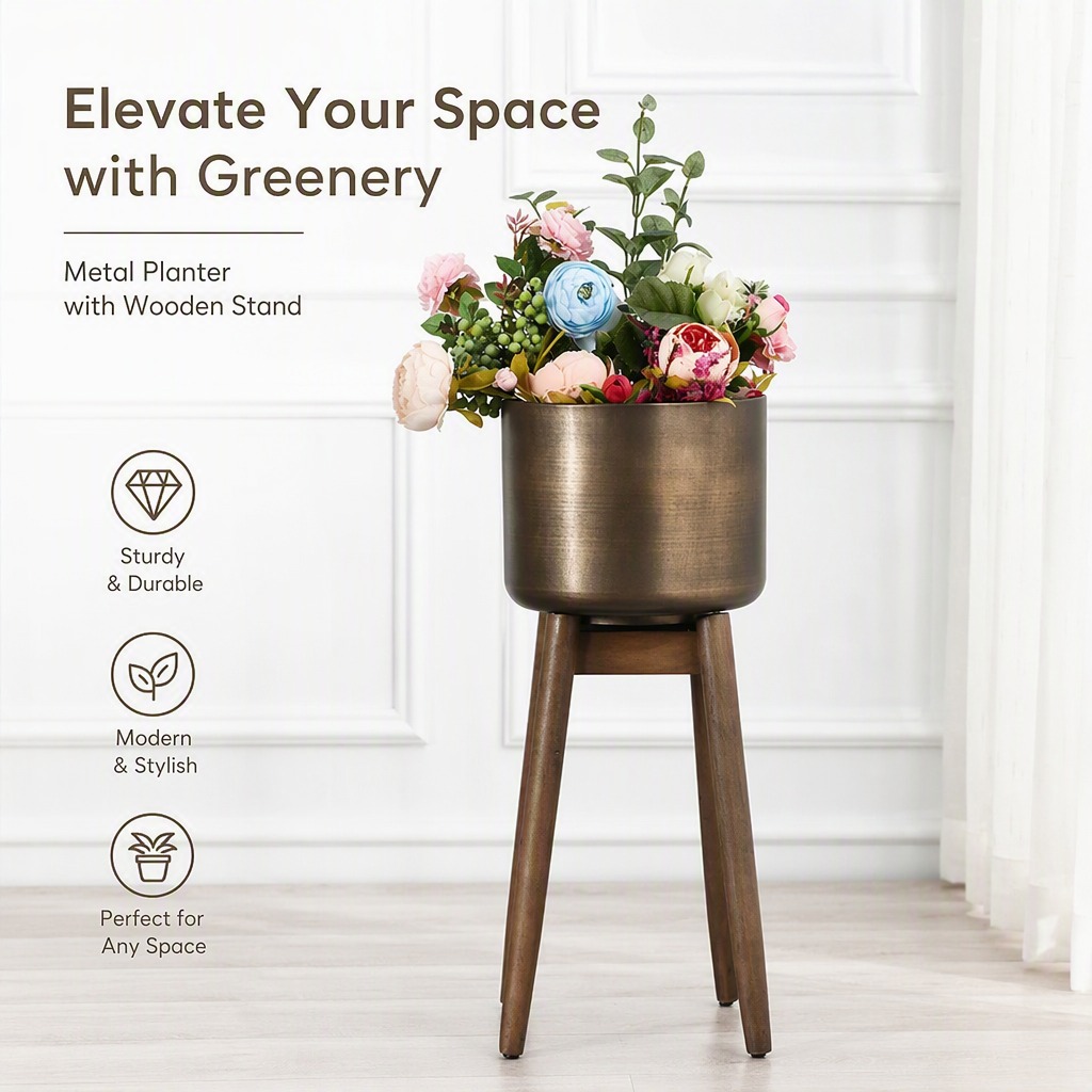 Suporte de Plantas Moderno em  - Home Office Industrial Style avaliação e preço