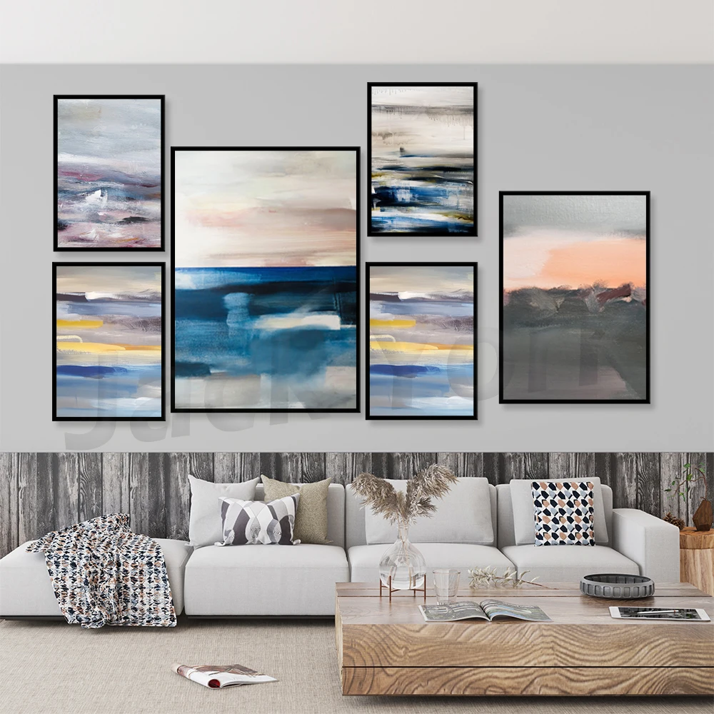Pintura em aquarela abstrata,  - Home Office York avaliação e preço