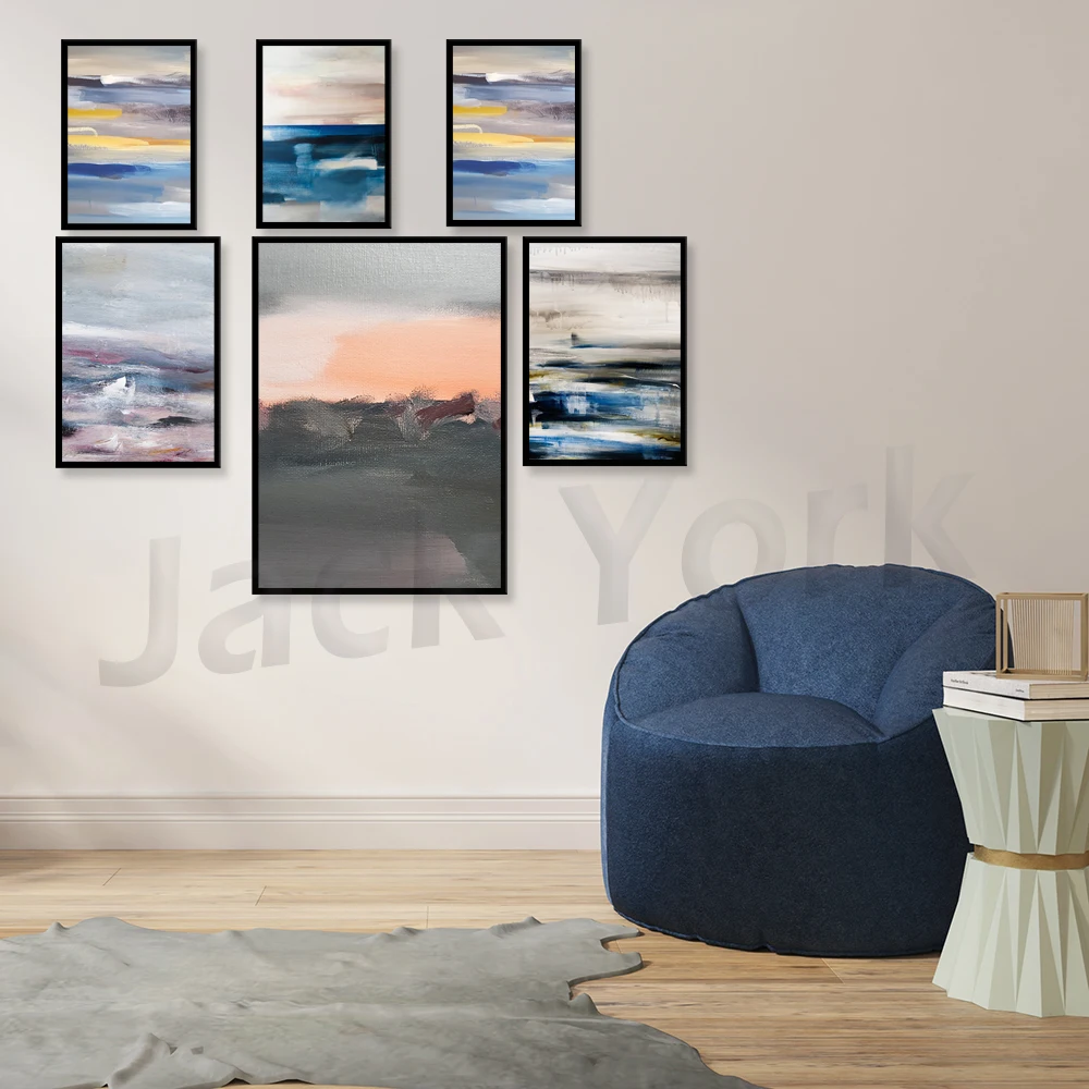 Pintura em aquarela abstrata,  - Home Office York avaliação e preço