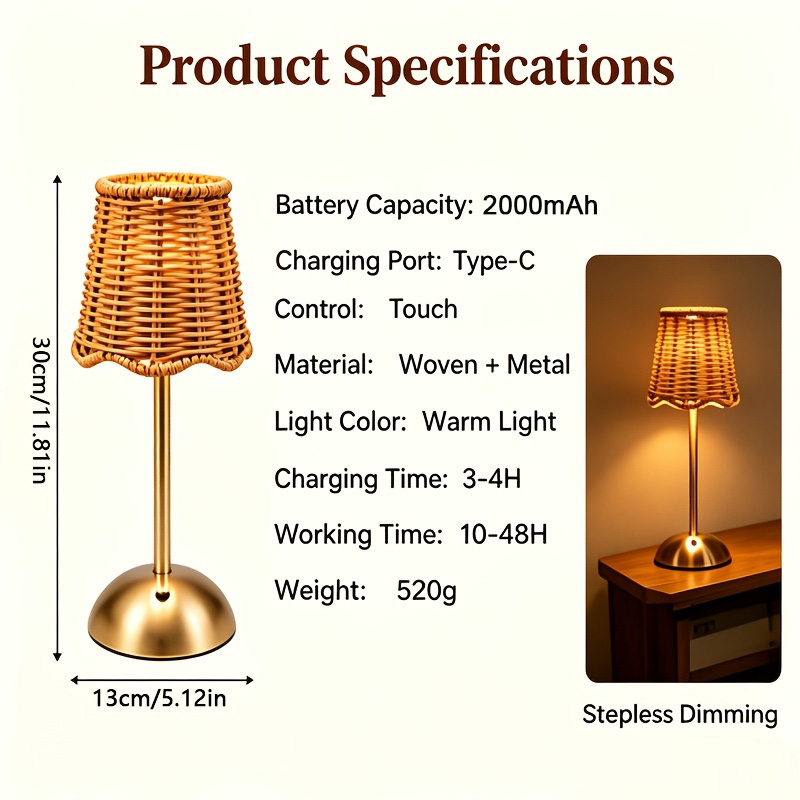 Luminária de Mesa Artística em - Desk Lamp Led avaliação e preço