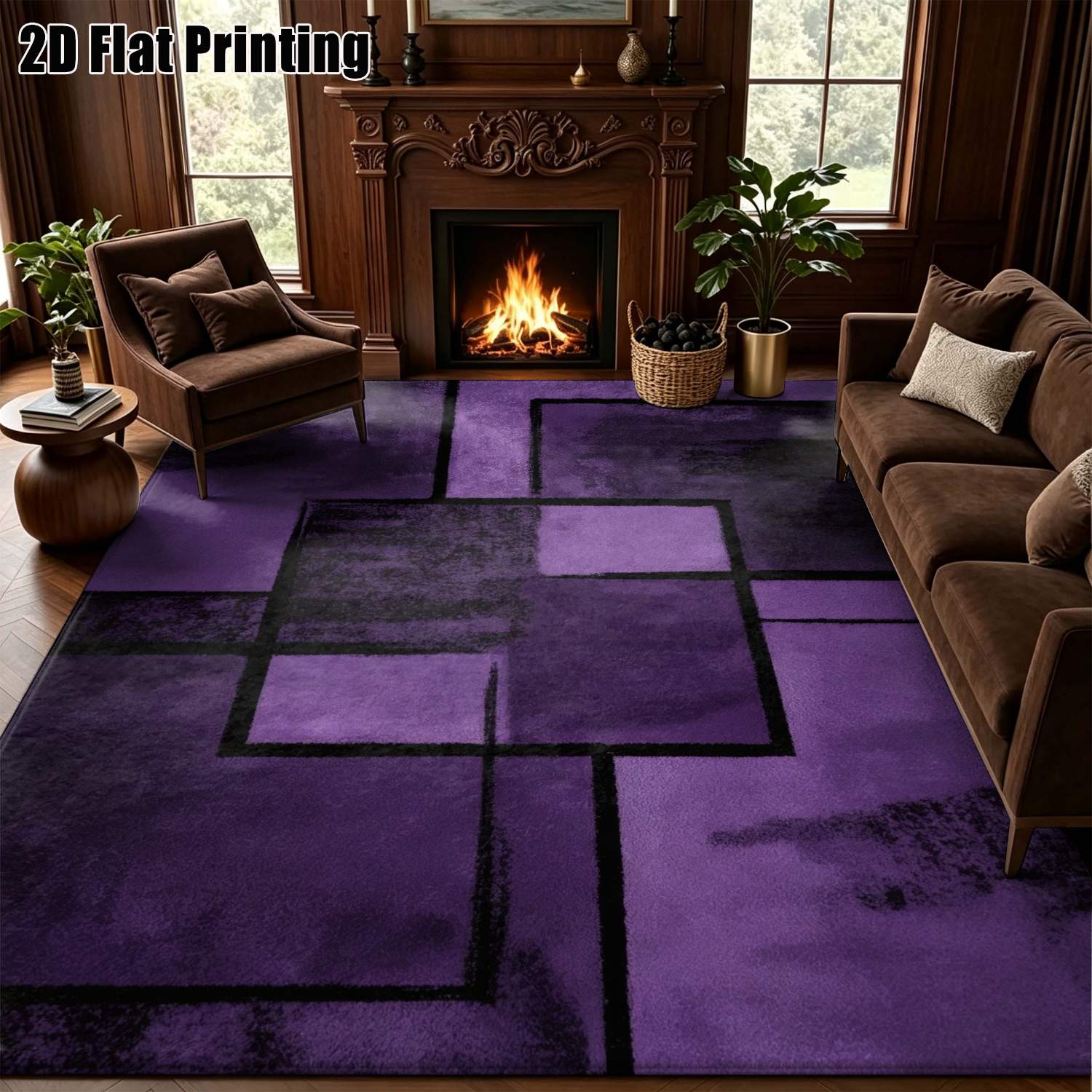 Tapete de Área Luxuoso com Pad - Home Office Rug avaliação e preço