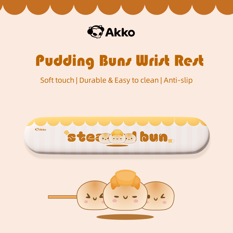 Akko pudim pães teclado almofa - Home Office Keyboard avaliação e preço