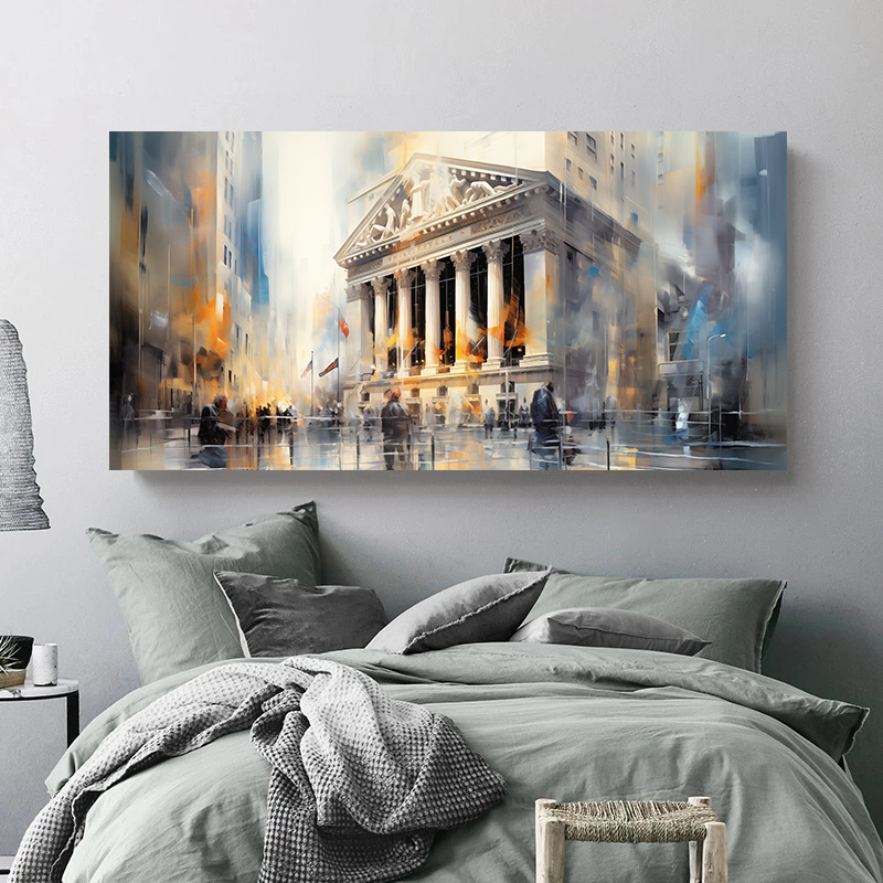 Impressão em Tela Abstrata do  - Home Office York avaliação e preço