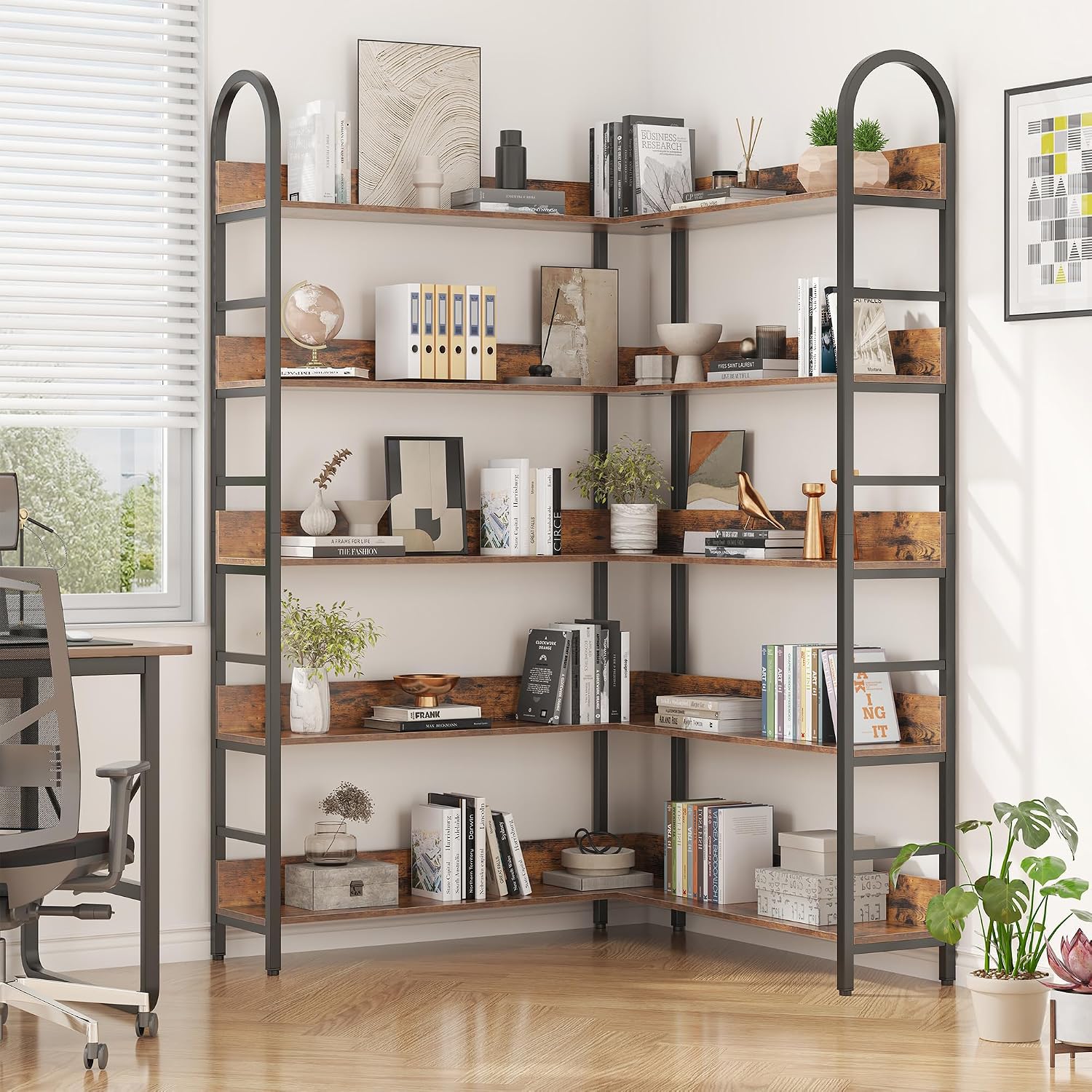Estante de Canto Alta, Estante - Home Office Industrial Style avaliação e preço