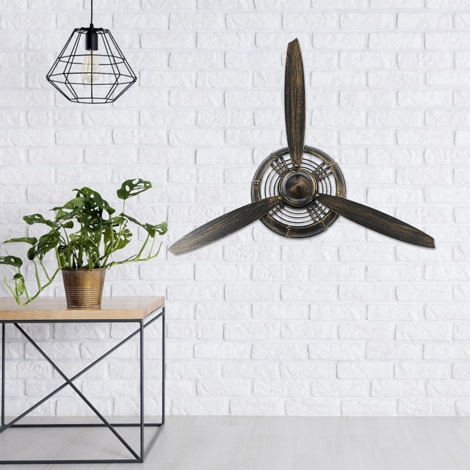 Decoração de Parede com Hélice - Home Office Industrial Style avaliação e preço