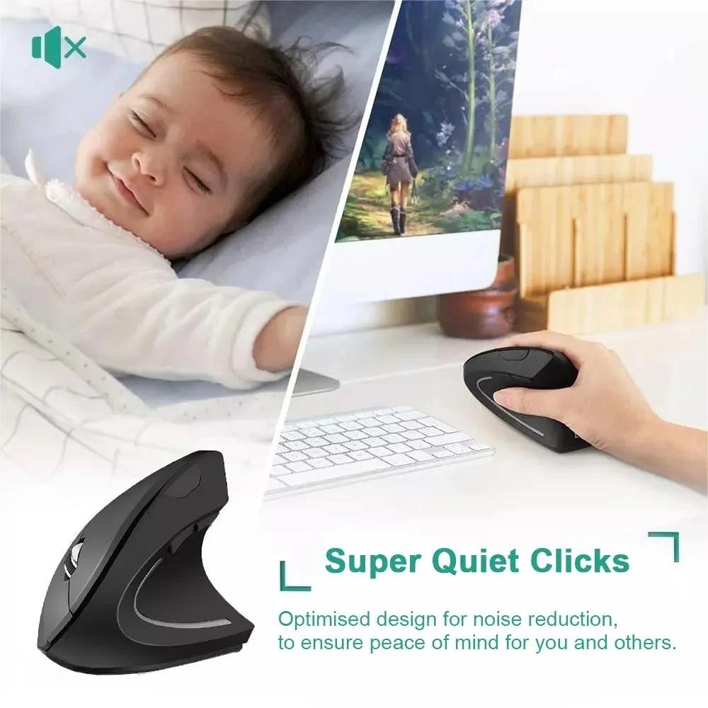 Mouse vertical recarregável pa - Home Office Keyboard avaliação e preço