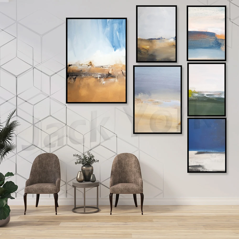 Aquarela abstrata, decoração d - Home Office York avaliação e preço
