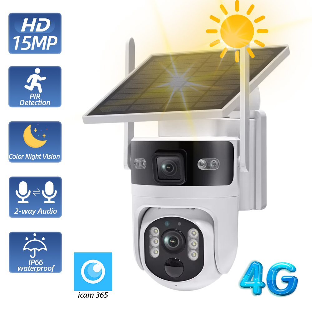 Câmera de Segurança Solar PTZ  - Home Office Pay avaliação e preço