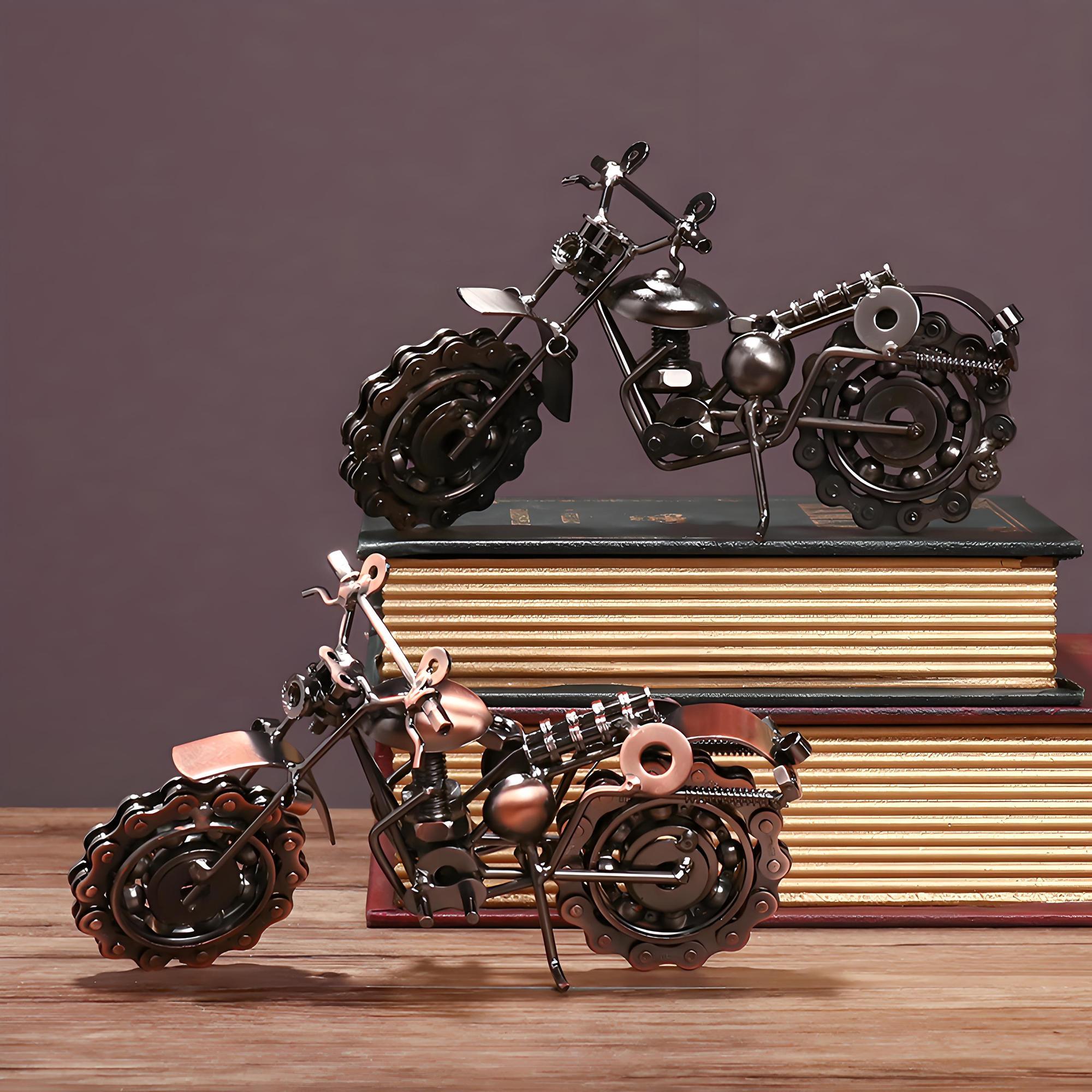 Modelo de Motocicleta de Ferro - Home Office Industrial Style avaliação e preço