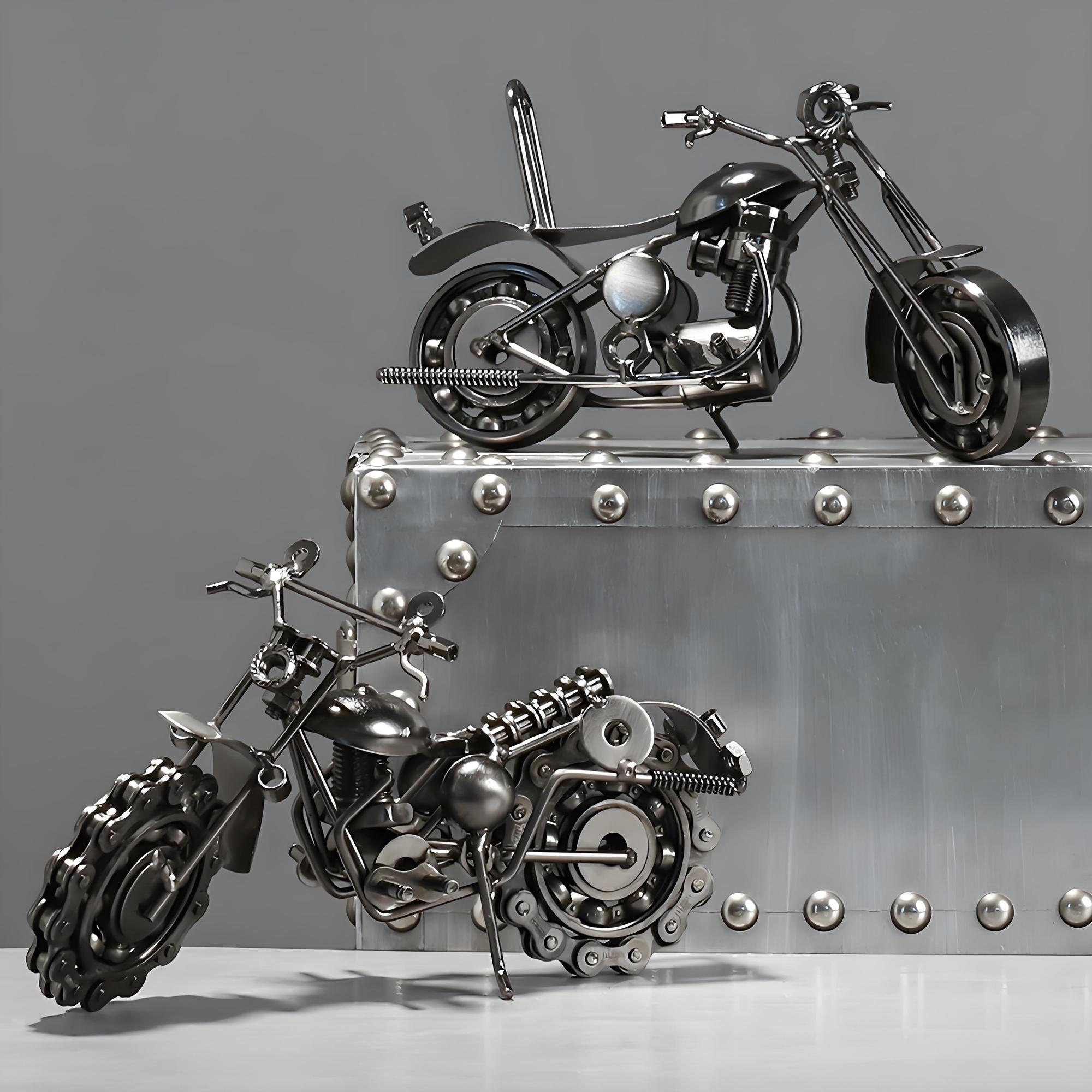 Modelo de Motocicleta de Ferro - Home Office Industrial Style avaliação e preço