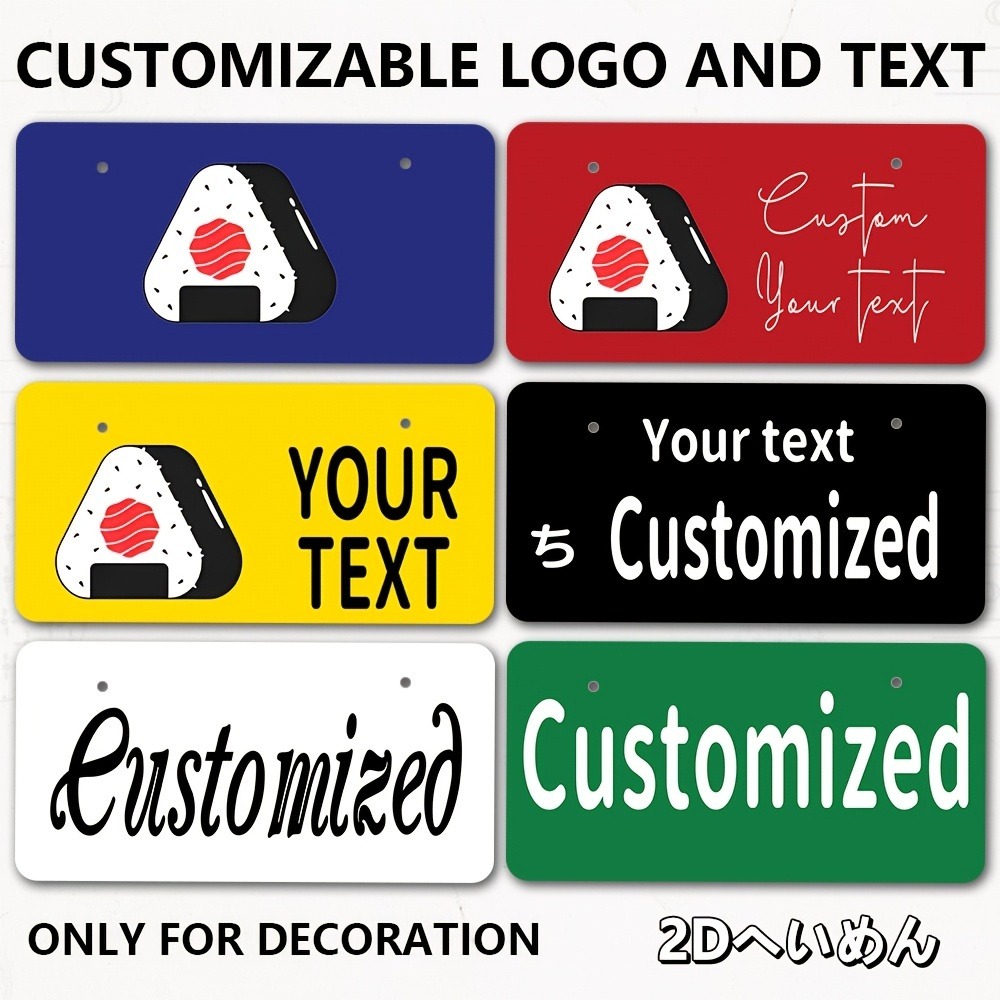 Placa personalizada plana 2D,  - Home Office Logo avaliação e preço