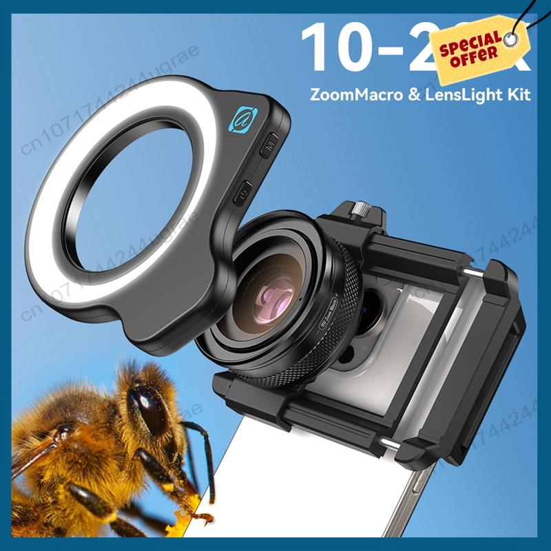 -A15I 10-20X Zoom Macro Lente  - Zoom Lighting Kit avaliação e preço