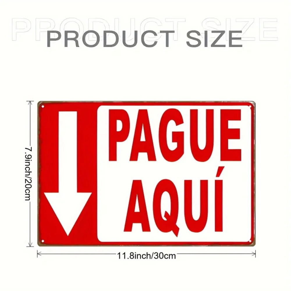 Placa de Metal Vintage Durável - Home Office Pay avaliação e preço