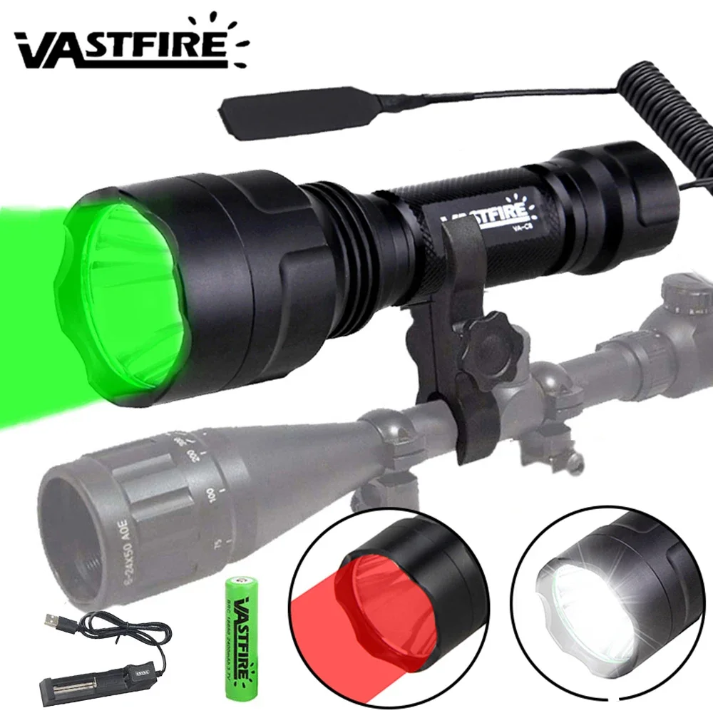 Poderosa lanterna c8 tática ve - Zoom Lighting Kit avaliação e preço